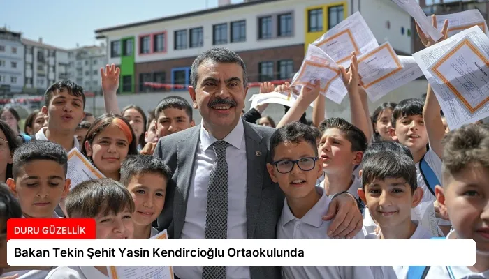 Bakan Tekin Şehit Yasin Kendircioğlu Ortaokulunda