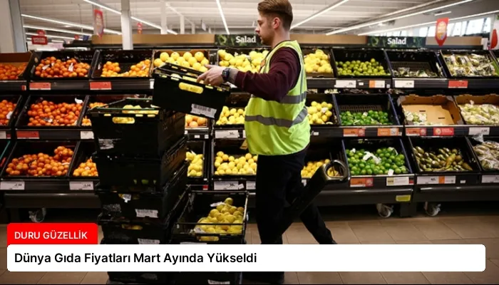 Dünya Gıda Fiyatları Mart Ayında Yükseldi