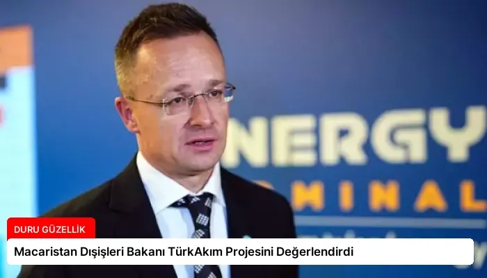 Macaristan Dışişleri Bakanı TürkAkım Projesini Değerlendirdi