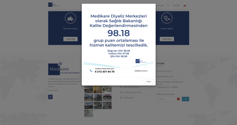 Medikare Diyaliz Merkezleri: İstanbul’da Üç Farklı Noktada Güvenilir Diyaliz Hizmetleri