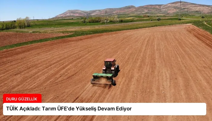 TÜİK Açıkladı: Tarım ÜFE’de Yükseliş Devam Ediyor