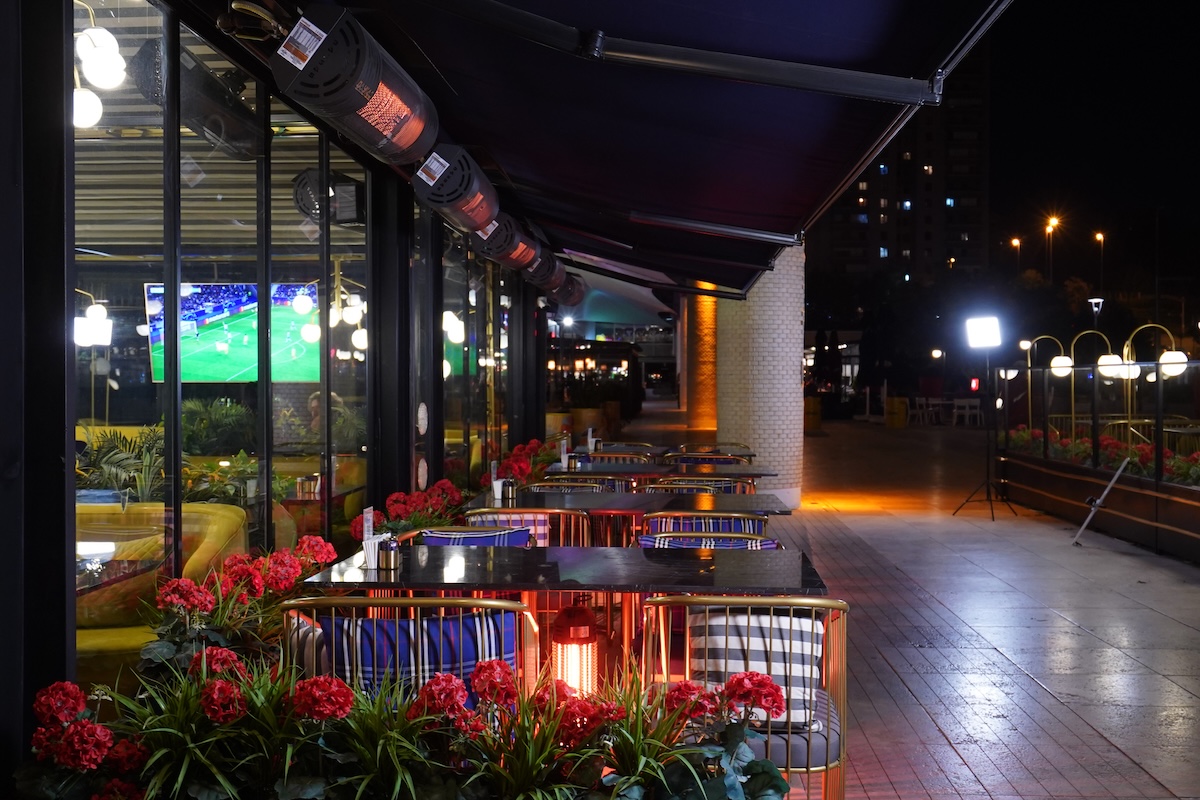 Radyant ısı sistemleri, açık alanları kullanılabilir kılıyor