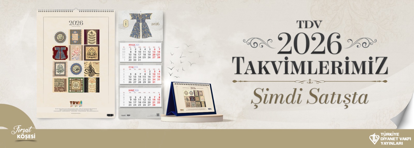 TDV Yayınları’nın 2026 Takvimleri Çıktı!