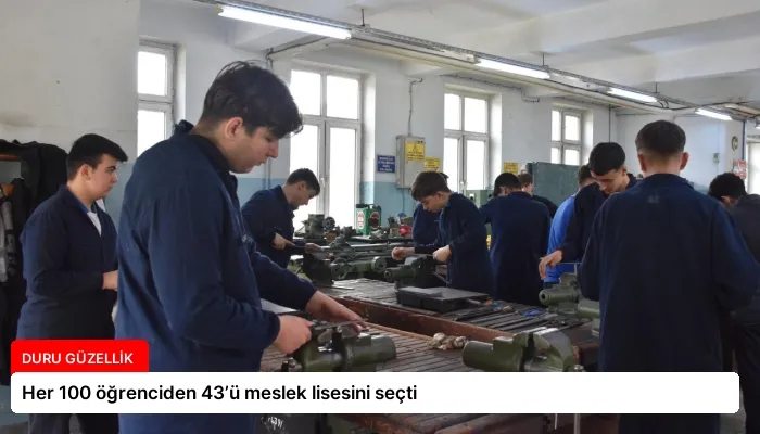 Her 100 öğrenciden 43’ü meslek lisesini seçti