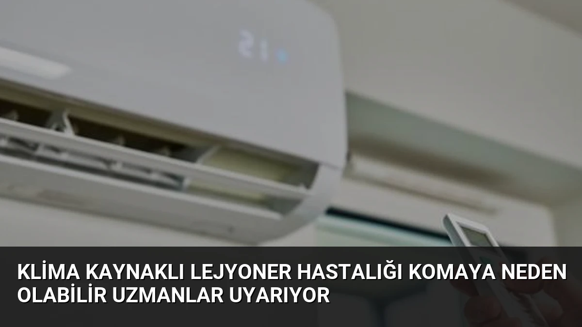 Klima Kaynaklı Lejyoner Hastalığı Komaya Neden Olabilir Uzmanlar Uyarıyor