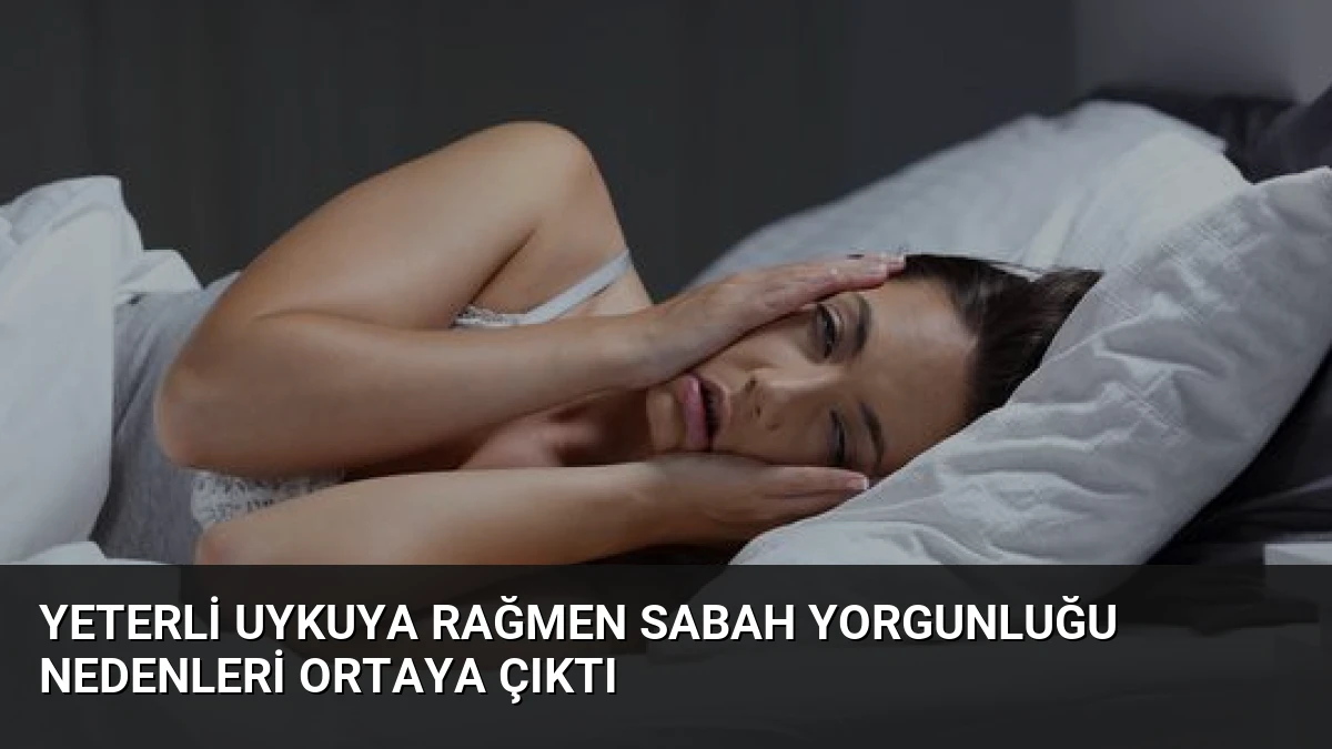 Yeterli Uykuya Rağmen Sabah Yorgunluğu Nedenleri Ortaya Çıktı