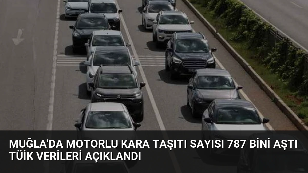 Muğla’da Motorlu Kara Taşıtı Sayısı 787 Bini Aştı TÜİK Verileri Açıklandı
