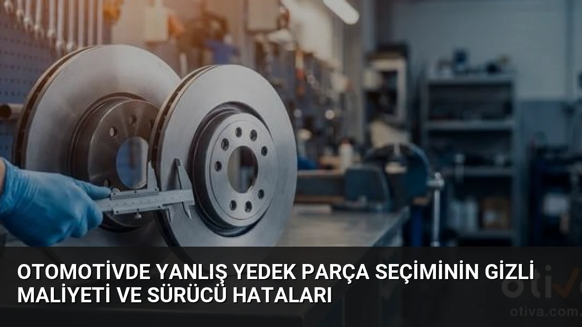 Otomotivde Yanlış Yedek Parça Seçiminin Gizli Maliyeti ve Sürücü Hataları