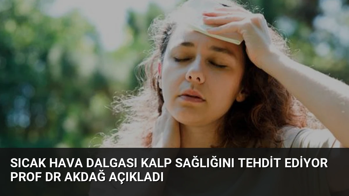 Sıcak Hava Dalgası Kalp Sağlığını Tehdit Ediyor Prof Dr Akdağ Açıkladı