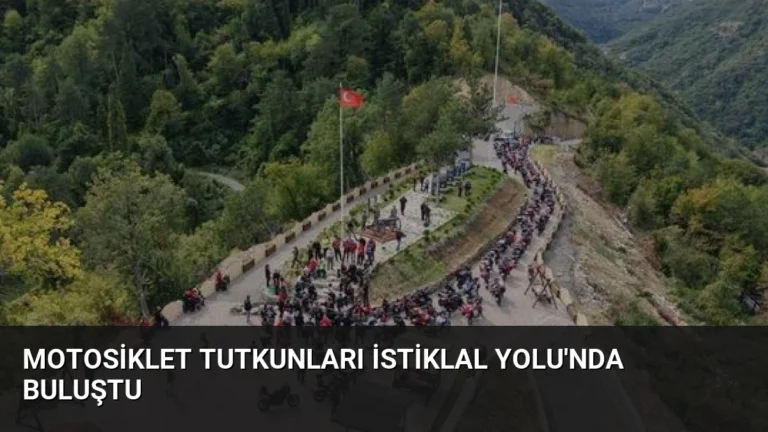 Motosiklet Tutkunları İstiklal Yolu’nda Buluştu