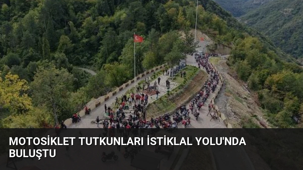 Motosiklet Tutkunları İstiklal Yolu’nda Buluştu