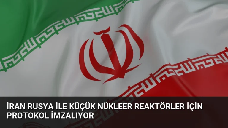 İran Rusya ile Küçük Nükleer Reaktörler İçin Protokol İmzalıyor