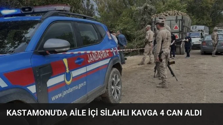 Kastamonu’da Aile İçi Silahlı Kavga 4 Can Aldı