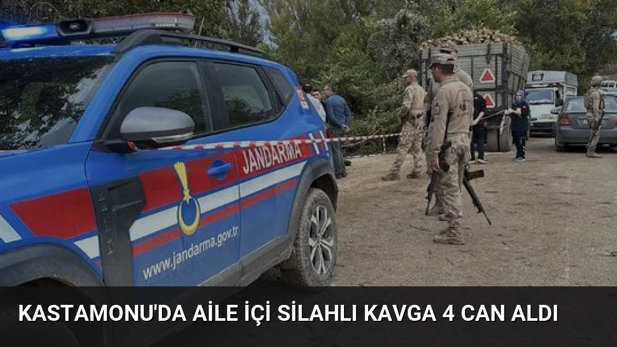 Kastamonu’da Aile İçi Silahlı Kavga 4 Can Aldı
