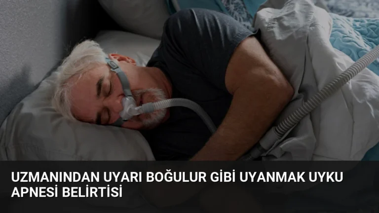 Uzmanından Uyarı Boğulur Gibi Uyanmak Uyku Apnesi Belirtisi