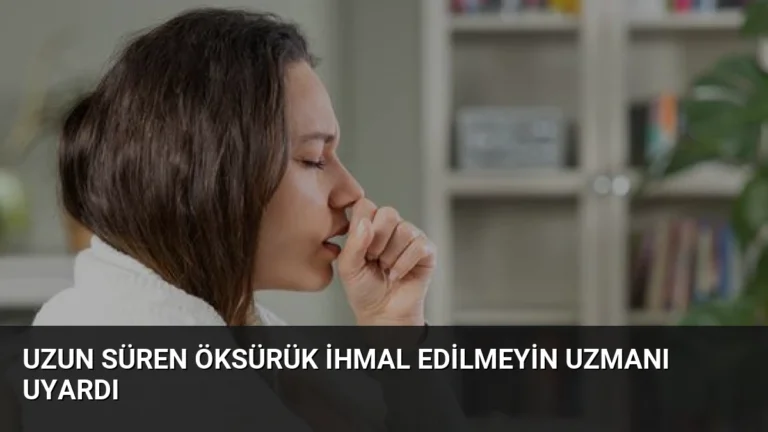 Uzun Süren Öksürük İhmal Edilmeyin Uzmanı Uyardı